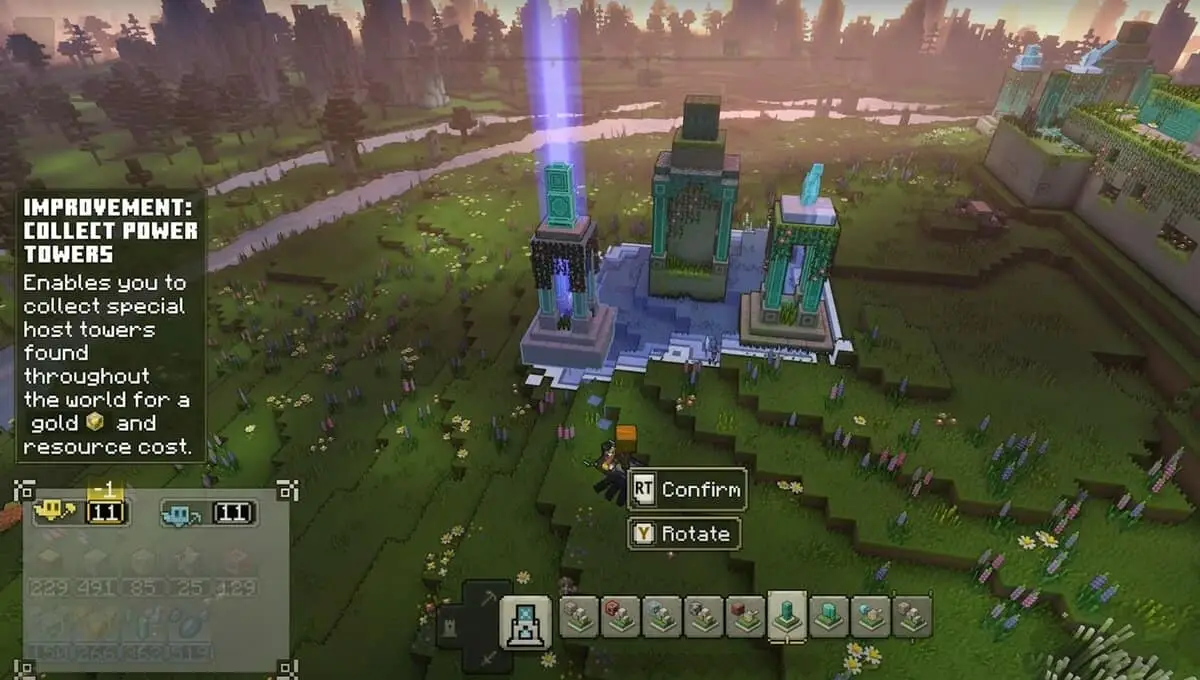 Comment construire et utiliser des tours électriques dans Minecraft Legends
