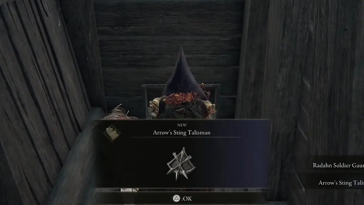Comment obtenir le talisman Sting d'Arrow dans Elden Ring