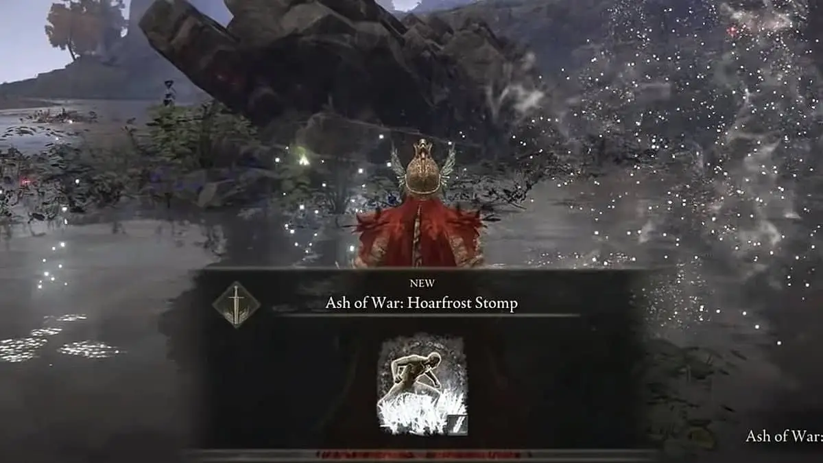 Elden Ring : Comment obtenir Hoarfrost Stomp Ash Of War ?