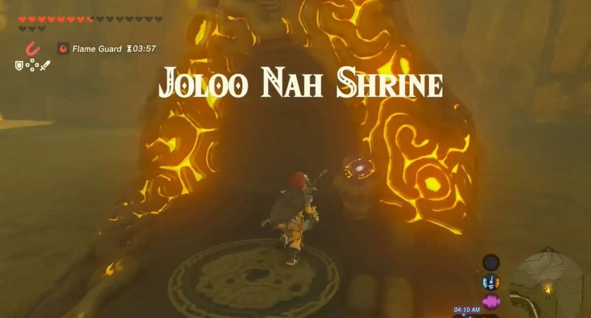Zelda : Breath Of The Wild - Guide du sanctuaire de Joloo Nah