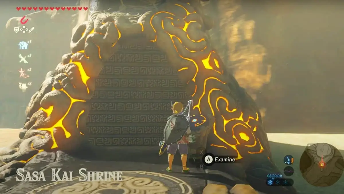 Zelda : Breath Of The Wild - Guide du sanctuaire Sasa Kai