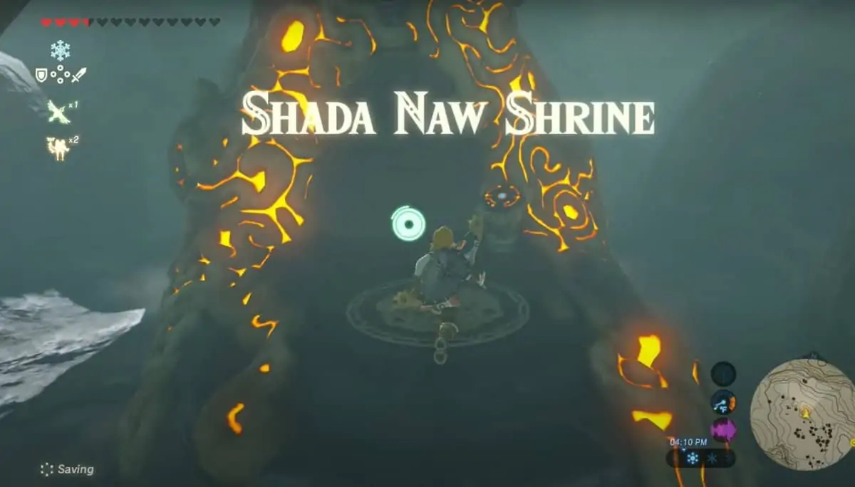 Zelda : Breath Of The Wild - Guide du sanctuaire de Shada Naw
