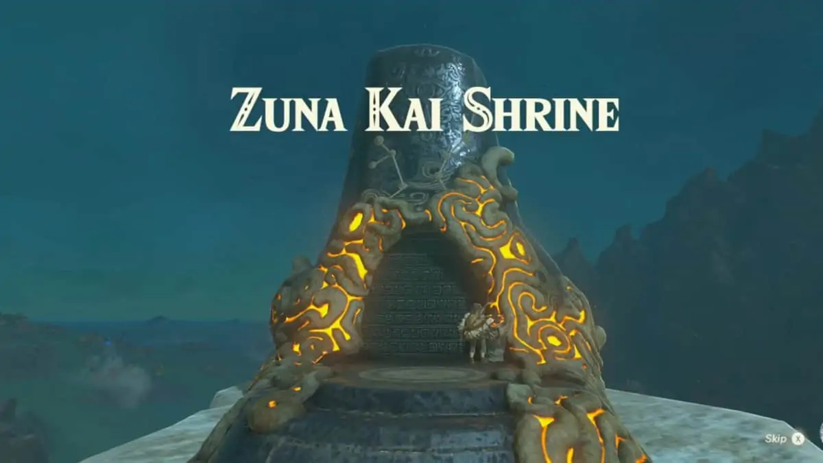 Zelda : Breath of the Wild - Guide du sanctuaire de Zuna Kai