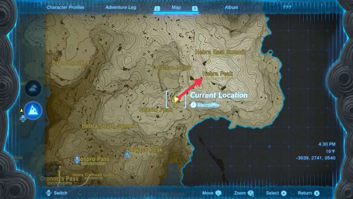 Zelda : Tears Of Kingdom - Comment enquêter sur Storm Cloud