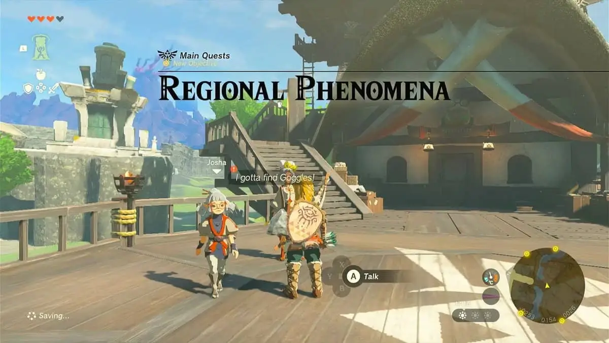 Zelda : Tears Of The Kingdom - Quête sur les phénomènes régionaux