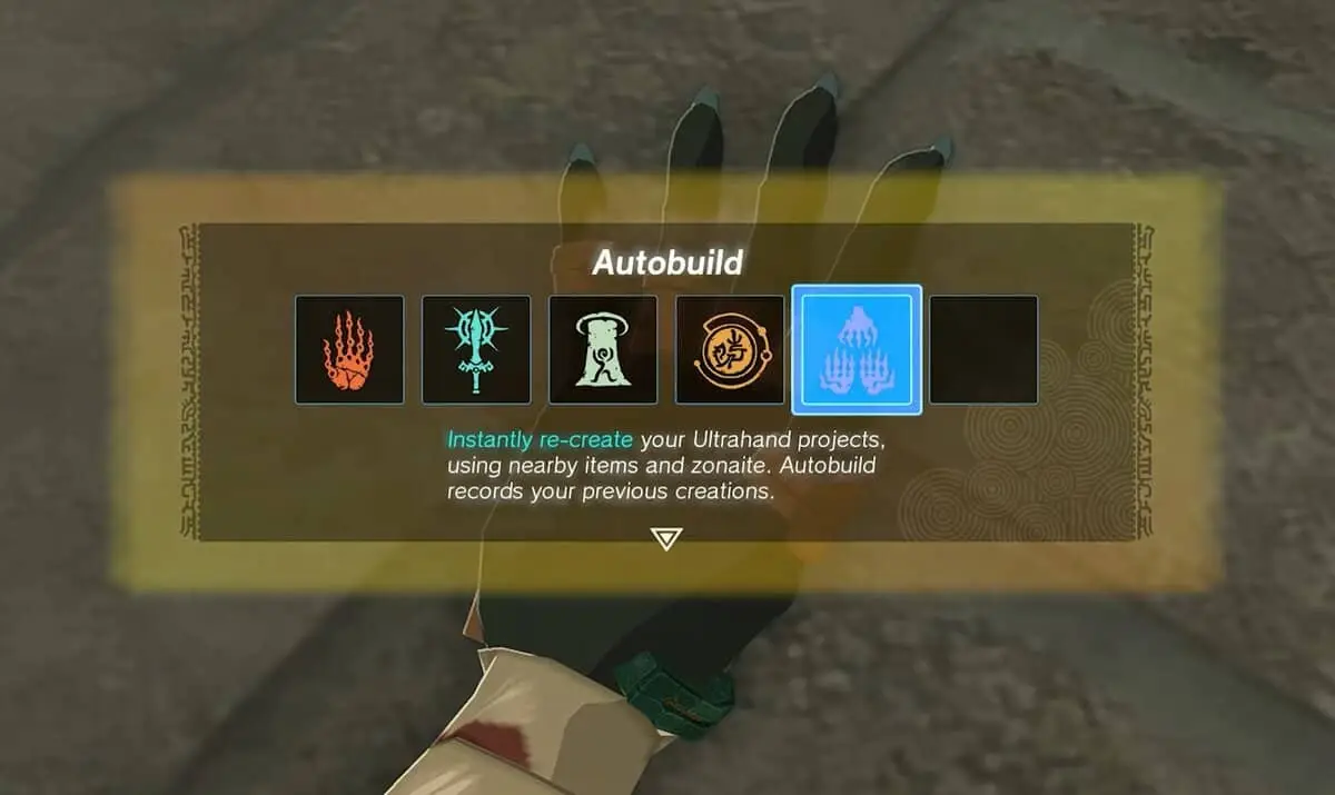 Zelda : Tears Of The Kingdom - Comment obtenir l'Autobuild