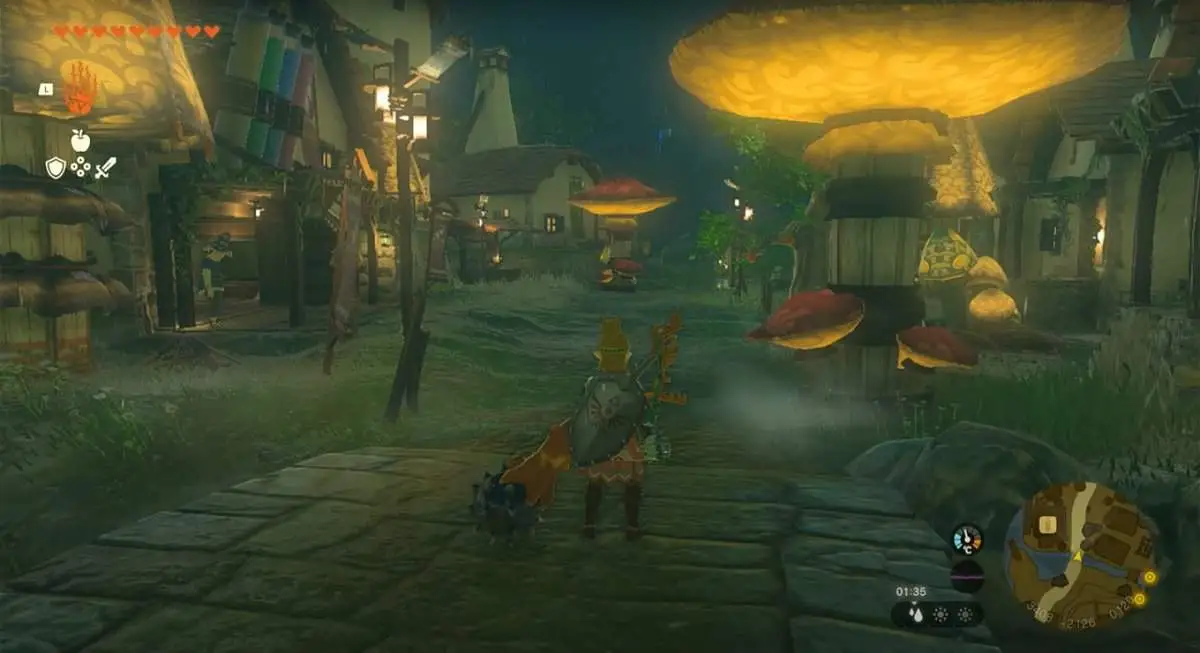 Zelda : Tears Of The Kingdom - Emplacement du village de Hateno