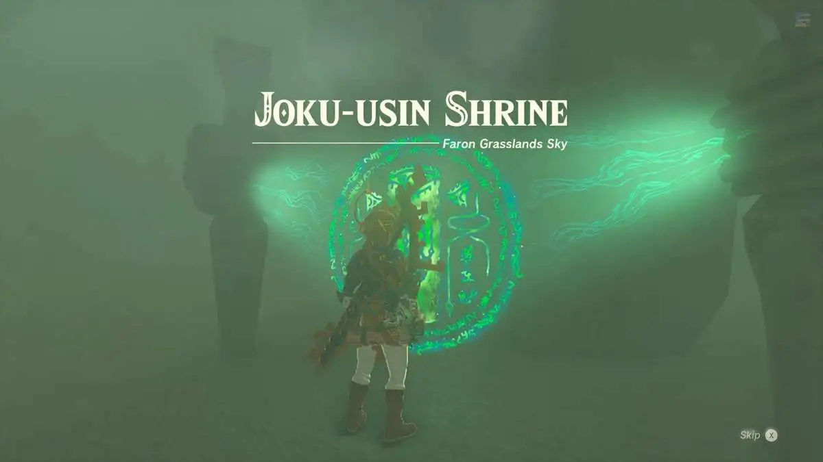 Sanctuaire Joku-Usin - Zelda : Tears Of The Kingdom