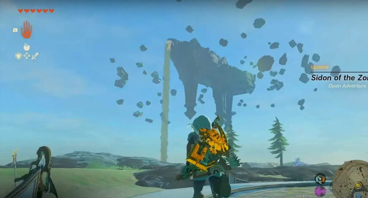 Zelda : Tears Of The Kingdom - Emplacement du Pays des poissons du ciel