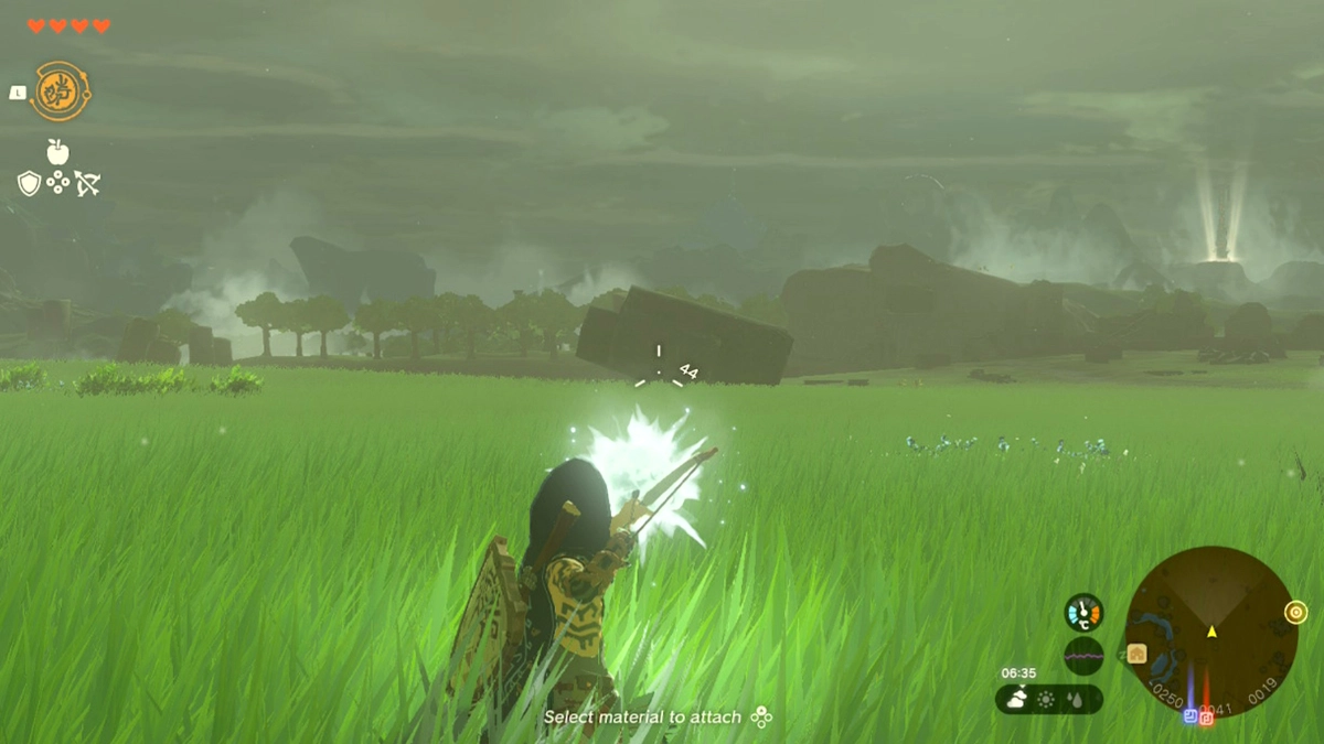 Zelda : Tears of the Kingdom - Comment fusionner les flèches avec des objets