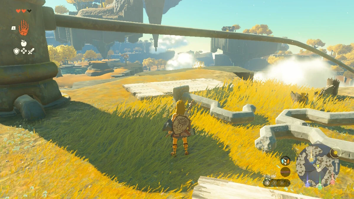 Zelda : Tears of the Kingdom - Comment utiliser le rail dans Great Sky Island