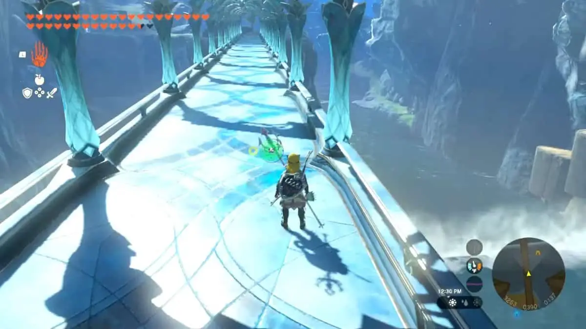 Zelda : Tears Of The Kingdom - Emplacement du domaine de Zora