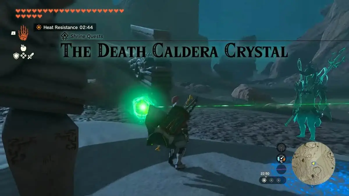Le cristal de la caldeira de la mort - Zelda : Tears Of The Kingdom