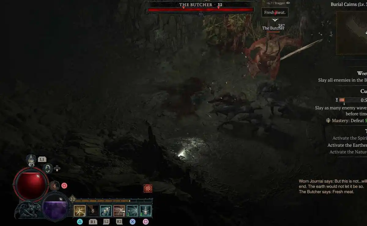 Soluce du boucher - Diablo 4