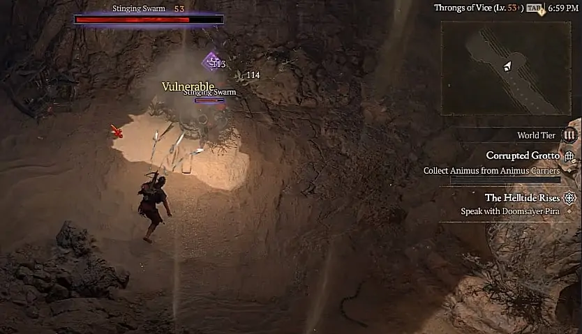 Donjon de la Grotte corrompue - Diablo 4