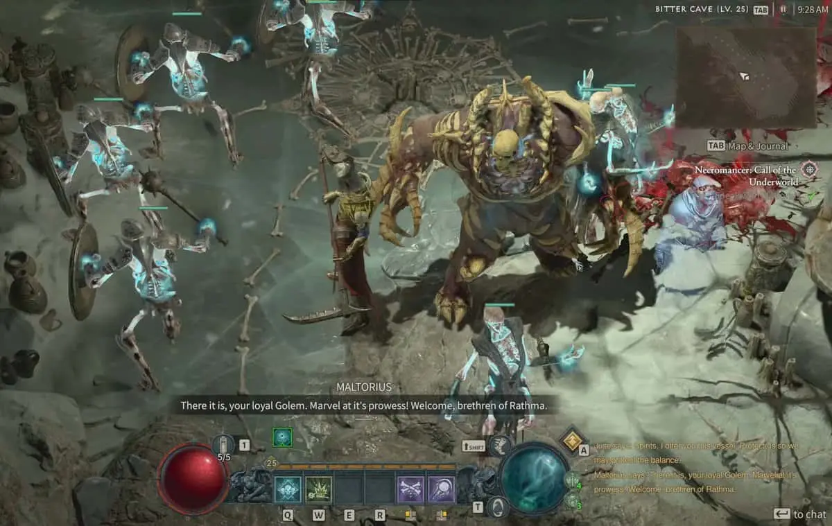 Comment invoquer un golem dans Diablo 4