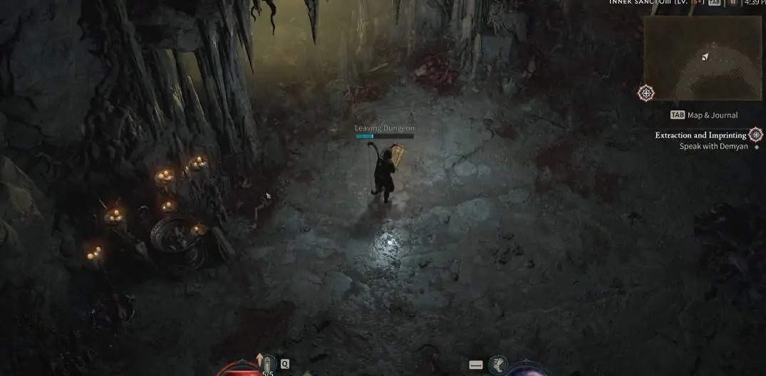 Comment quitter les donjons - Diablo 4