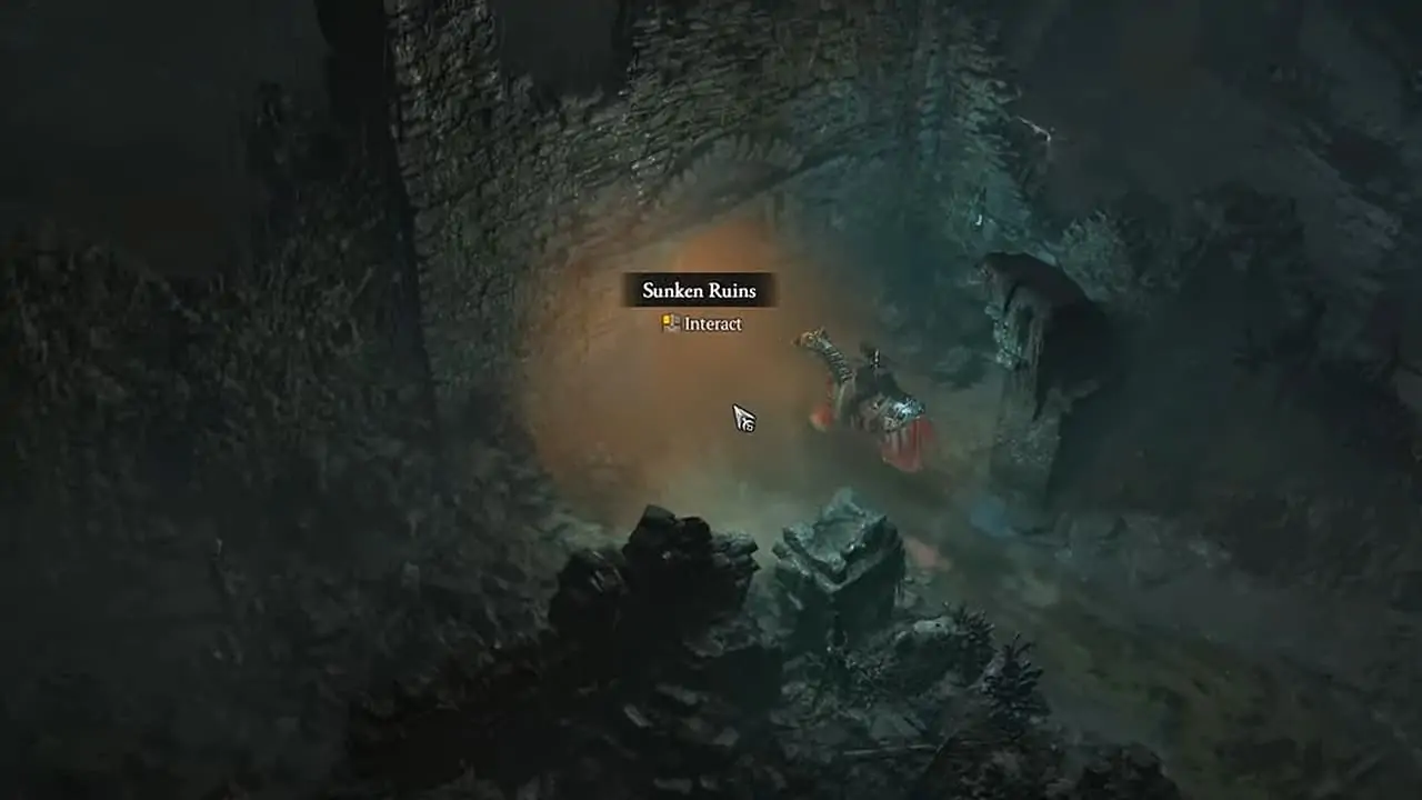 Donjon des Ruines Sunken - Diablo 4