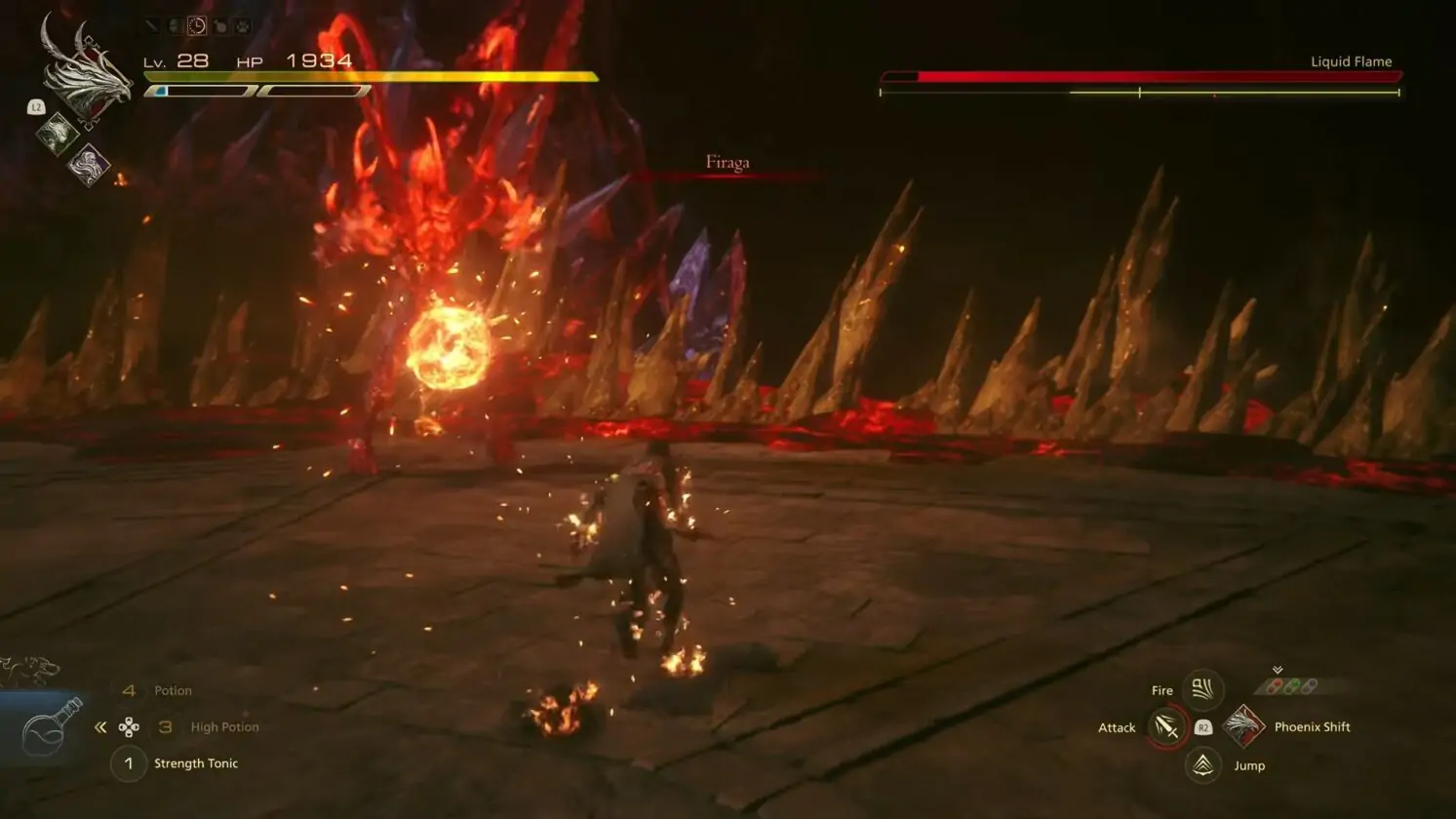Comment vaincre la flamme liquide - Final Fantasy 16