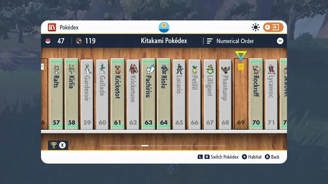 Le Pokedex de Teal Mask Kitakami : Liste de tous les Pokemon