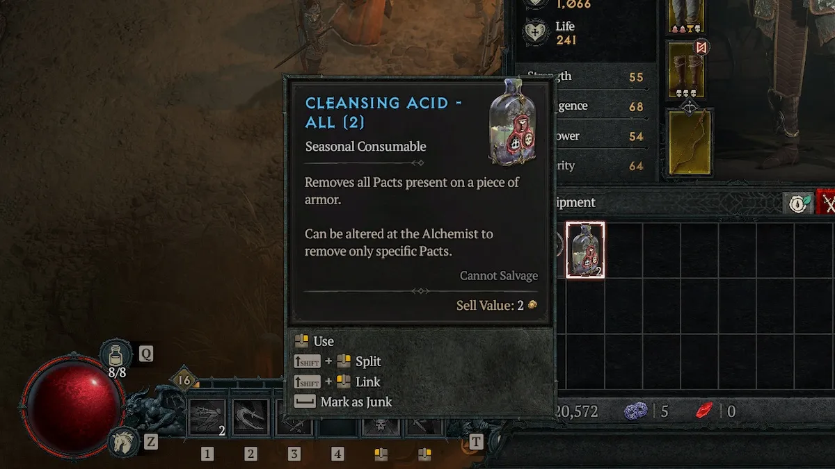 Diablo 4 : Saison 2 - Comment obtenir de l'acide nettoyant